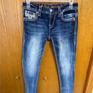 Rock Revival Women's Dark Blue Skinny Jeans